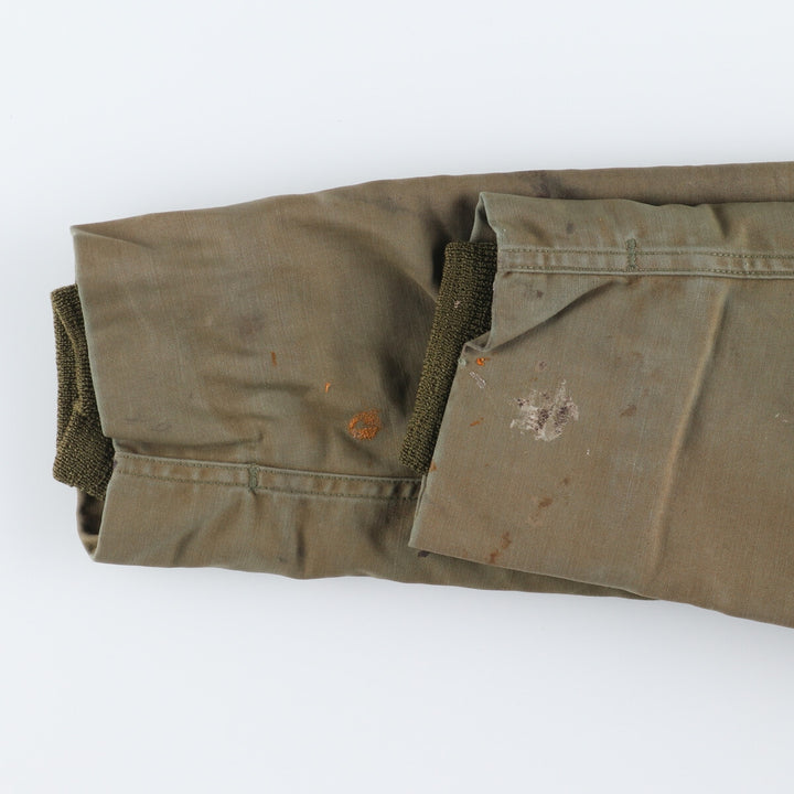 1981 delivery, genuine US military A-2 back stenciled military deck jacket, made in USA, MEDIUM (38-40), men's L, vintage /eaa376083