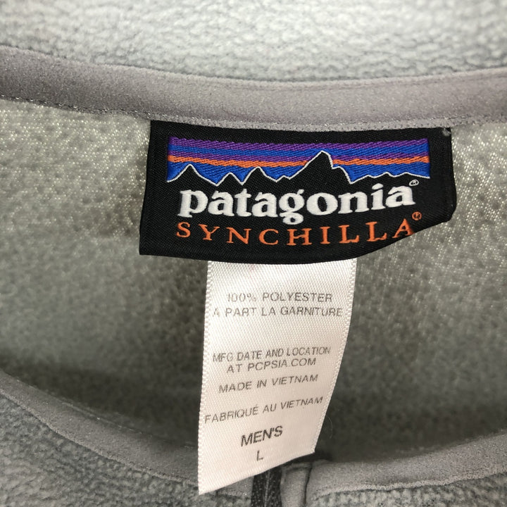 Patagonia SYNCHILLA 26267FA14 Half Zip Fleece Pullover Men's L / eaa376131, made in 2014