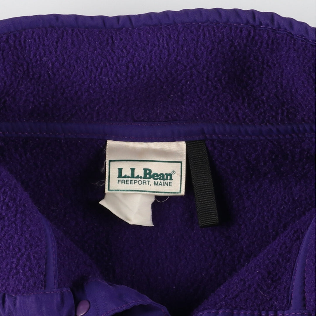 LLBean Half Snap Fleece Pullover Men's L /eaa376141