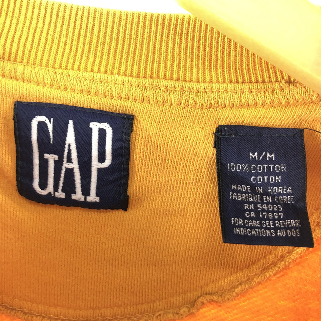 90'S GAP Old Gap Printed Sweatshirt Trainer Men's L Vintage /eaa376189