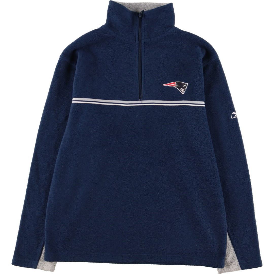 NFL NEW ENGLAND PATRIOTS New England Patriots Half Zip Fleece Pullover Men's M /eaa376275