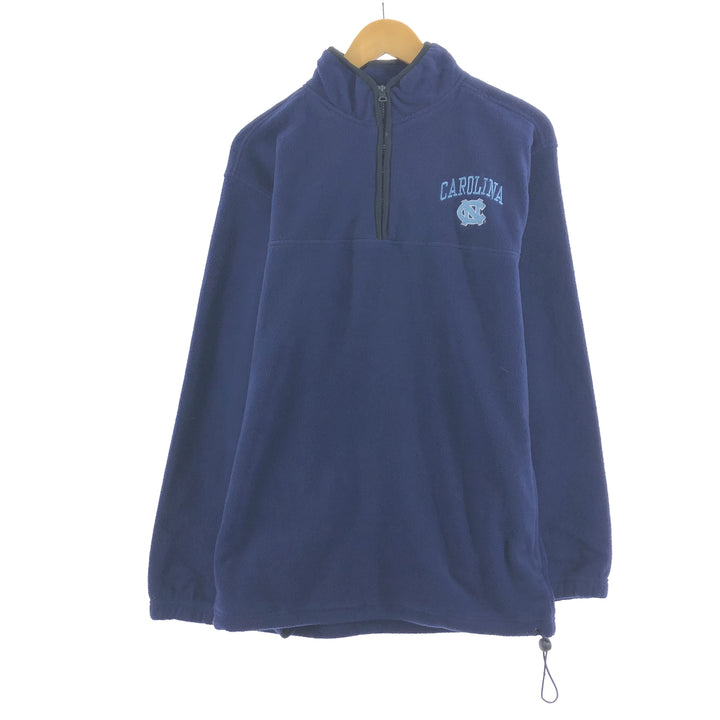 NCAA NORTH CAROLINA University of North Carolina Half Zip Fleece Pullover Men's M /eaa376410