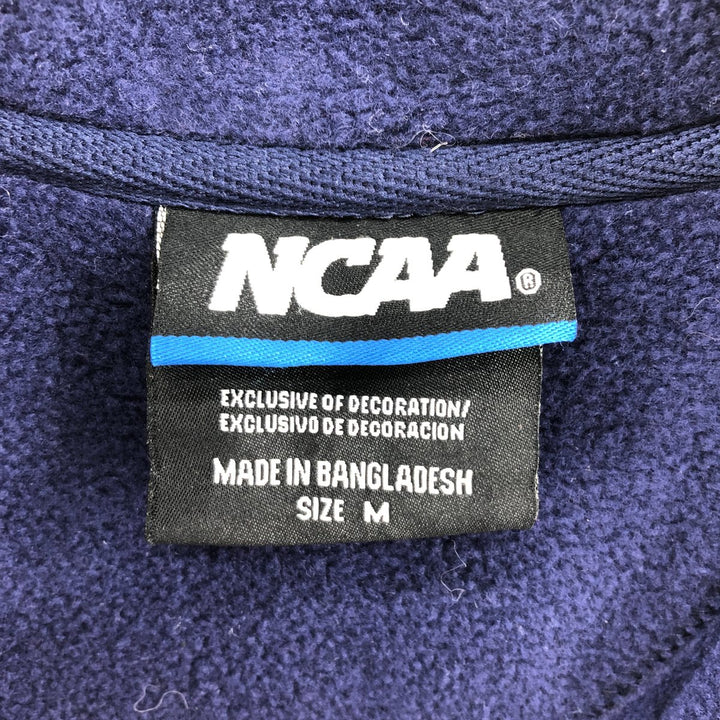 NCAA NORTH CAROLINA University of North Carolina Half Zip Fleece Pullover Men's M /eaa376410