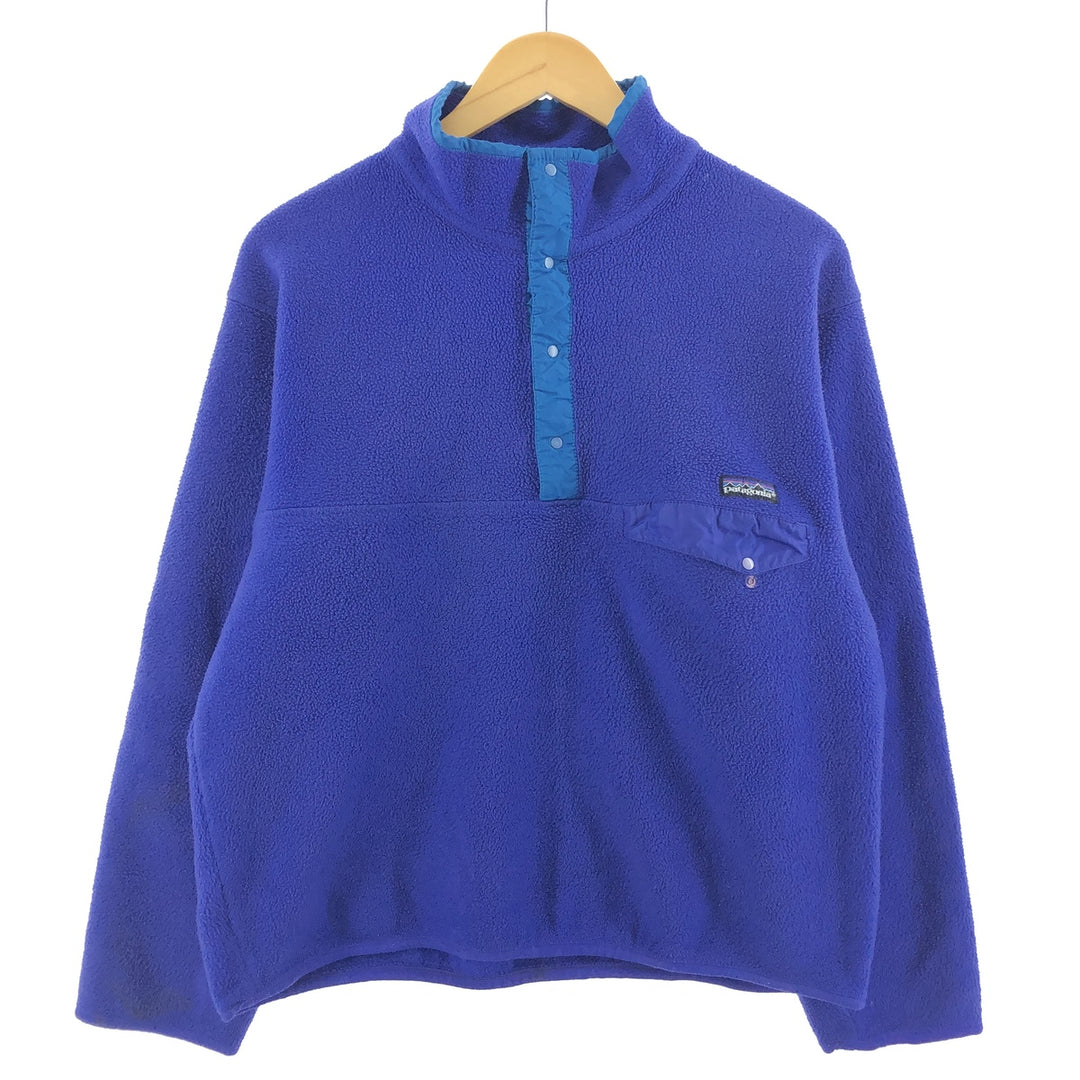 80'S Patagonia Synchilla Snap-T Fleece Pullover Men's L Vintage / eaa376429