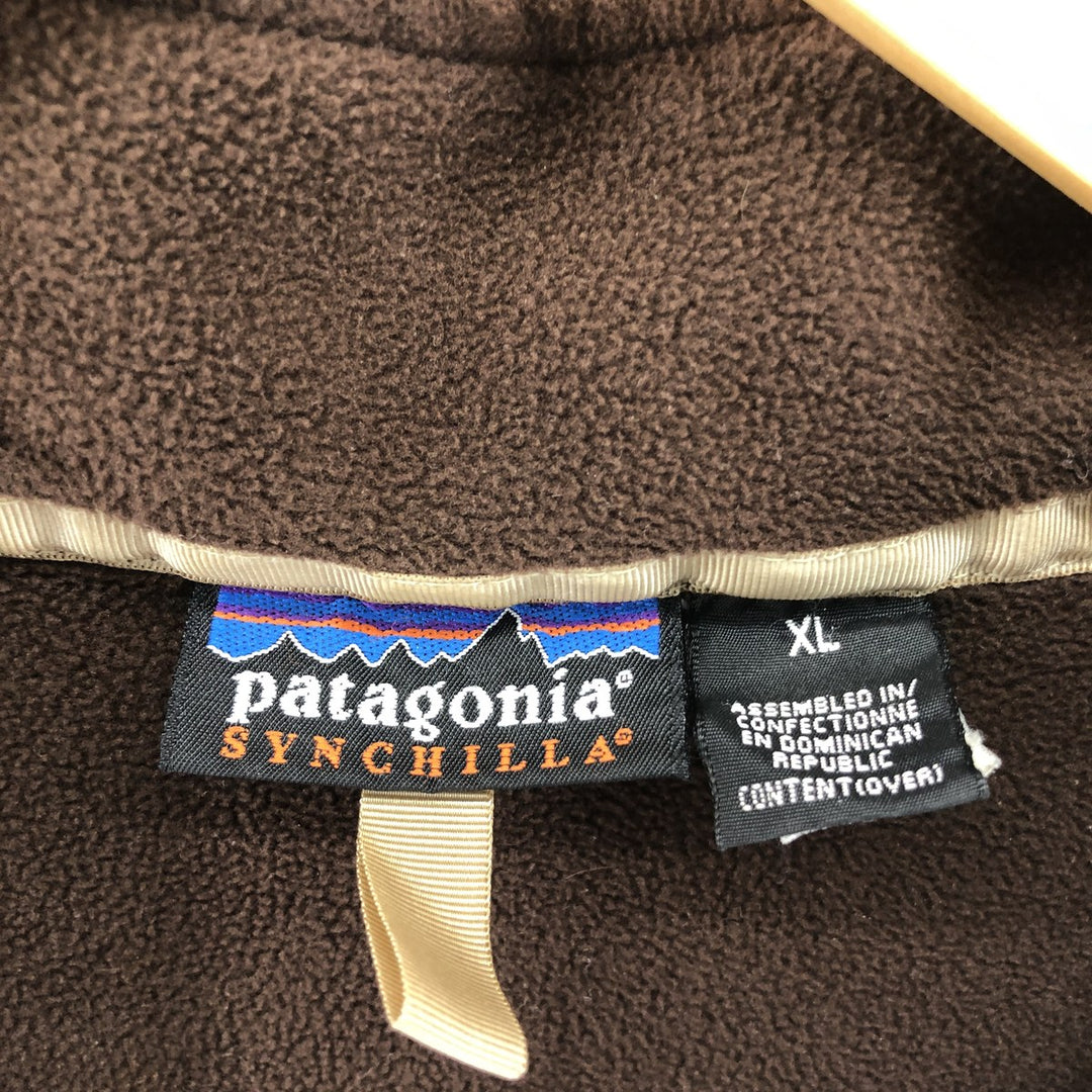 Patagonia SYNCHILLA 26510FA02 fleece jacket, men's L, made in 2002 / eaa376544