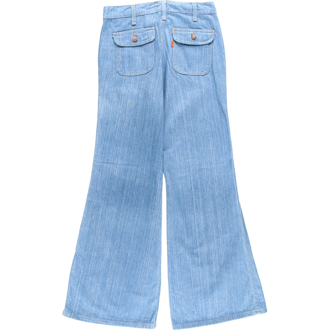 70s~80'S Levi's 666 Bell-bottom Jeans Denim Pants Made in USA Women's L (w28) Vintage /eaa376568