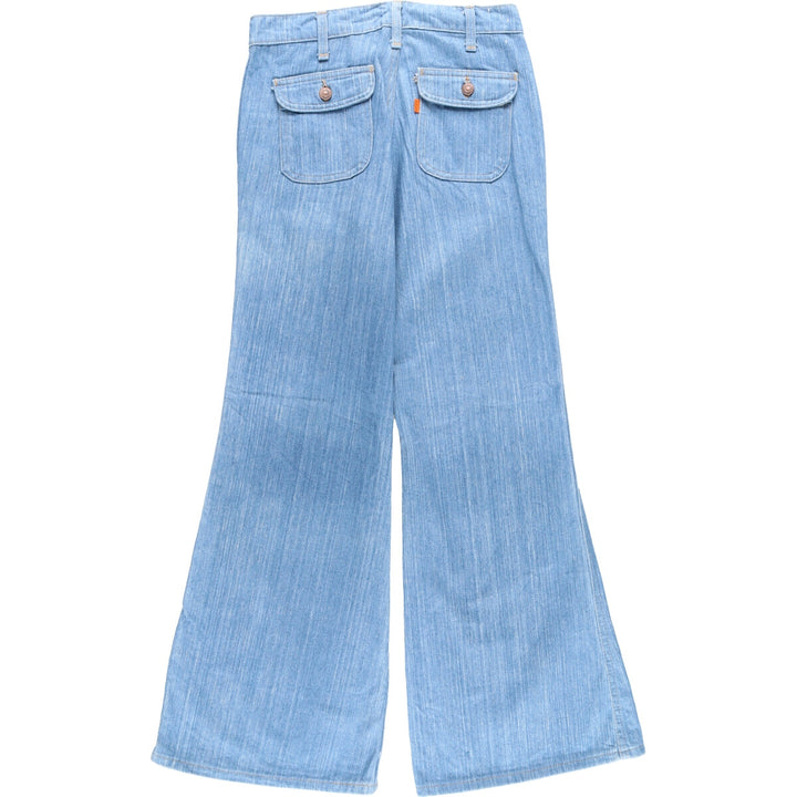 70s~80'S Levi's 666 Bell-bottom Jeans Denim Pants Made in USA Women's L (w28) Vintage /eaa376568