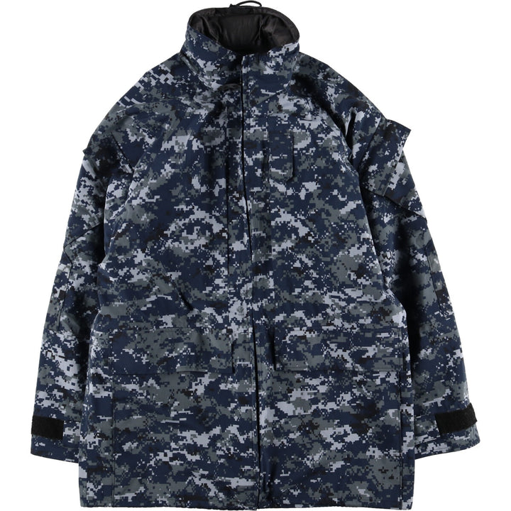 Delivered in 2008, genuine US military item, camouflage pattern working jacket, military Gore-Tex parka, made in USA, MEDIUM-X-LONG, men's XL /eaa376643