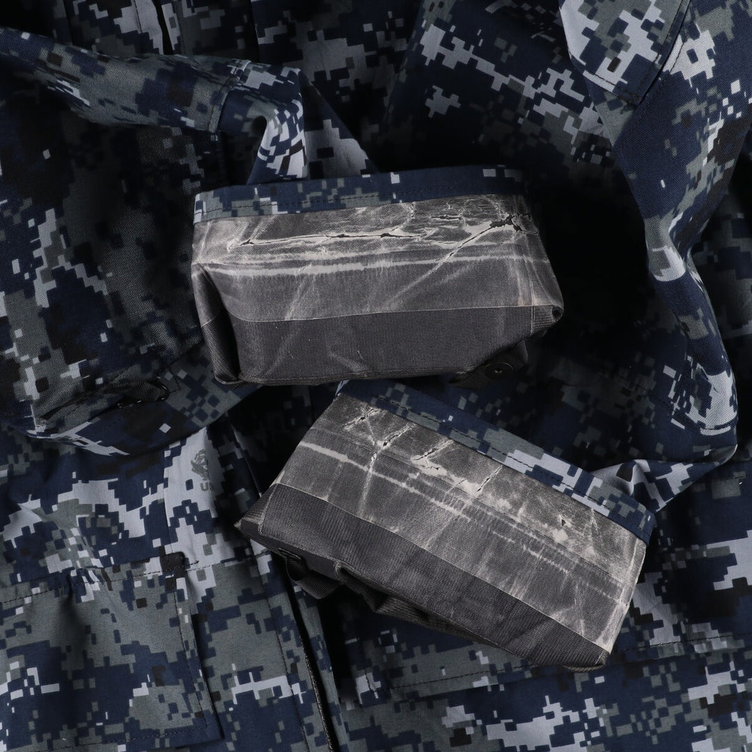 Delivered in 2008, genuine US military item, camouflage pattern working jacket, military Gore-Tex parka, made in USA, MEDIUM-X-LONG, men's XL /eaa376643