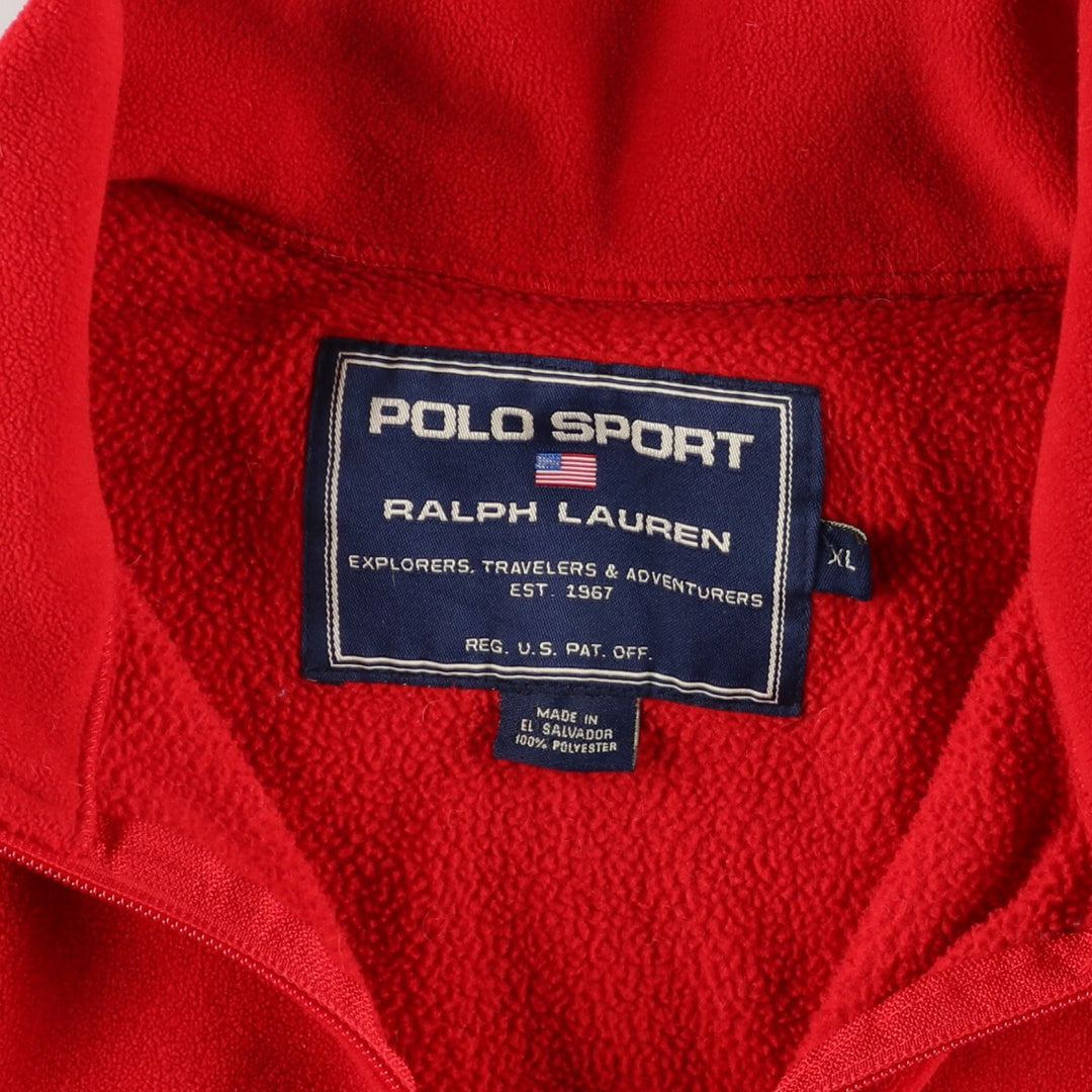 Ralph Lauren POLO SPORT Half-Zip Fleece Pullover Men's XL /eaa376729