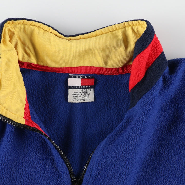 90'S Tommy Hilfiger Half Zip Fleece Pullover Men's L Vintage /eaa376730