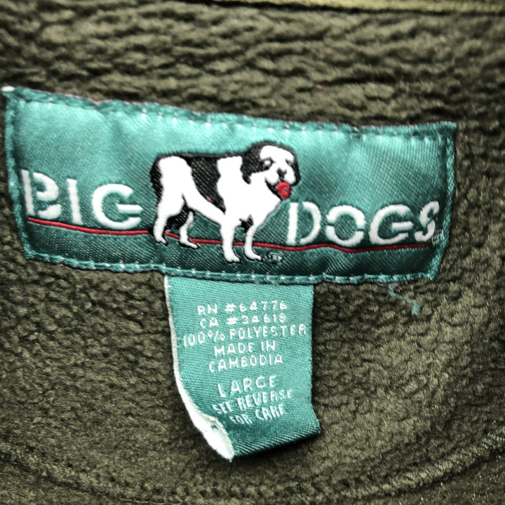 BIG DOGS fleece pullover, men's XL /eaa376736