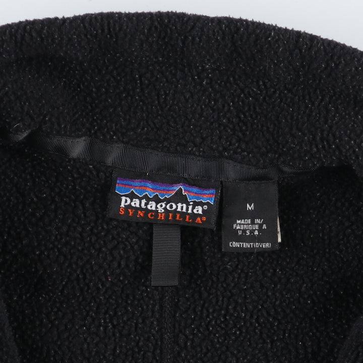 Patagonia SYNCHILLA 25420FA00 fleece jacket made in USA, men's M /eaa376886