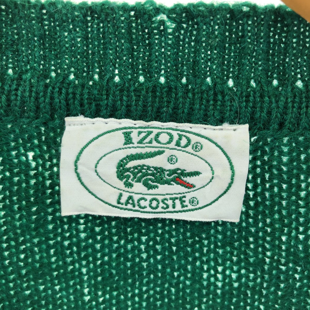 80'S Lacoste IZOD wool knit sweater, women's size L, vintage / eaa377110