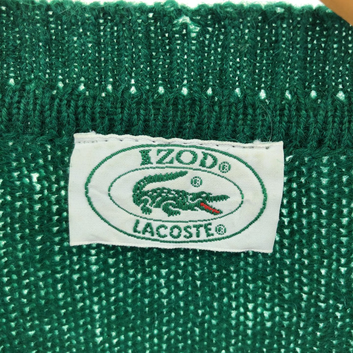 80'S Lacoste IZOD wool knit sweater, women's size L, vintage / eaa377110