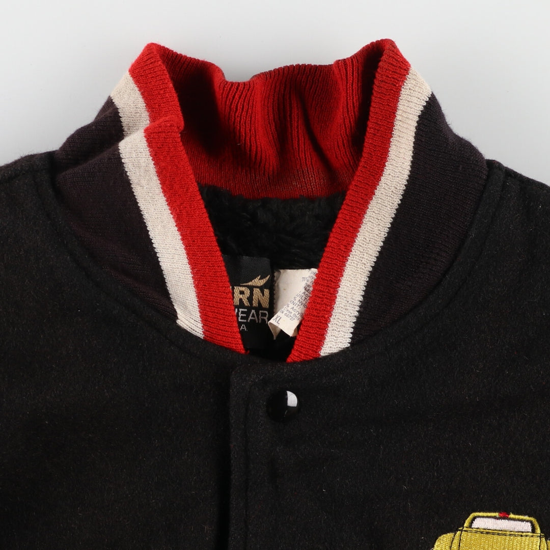 90'S AUBURN SPORTSWEAR Wool Stadium Jacket Award Jacket Varsity Jacket Made in USA Men's XL Vintage /eaa377143