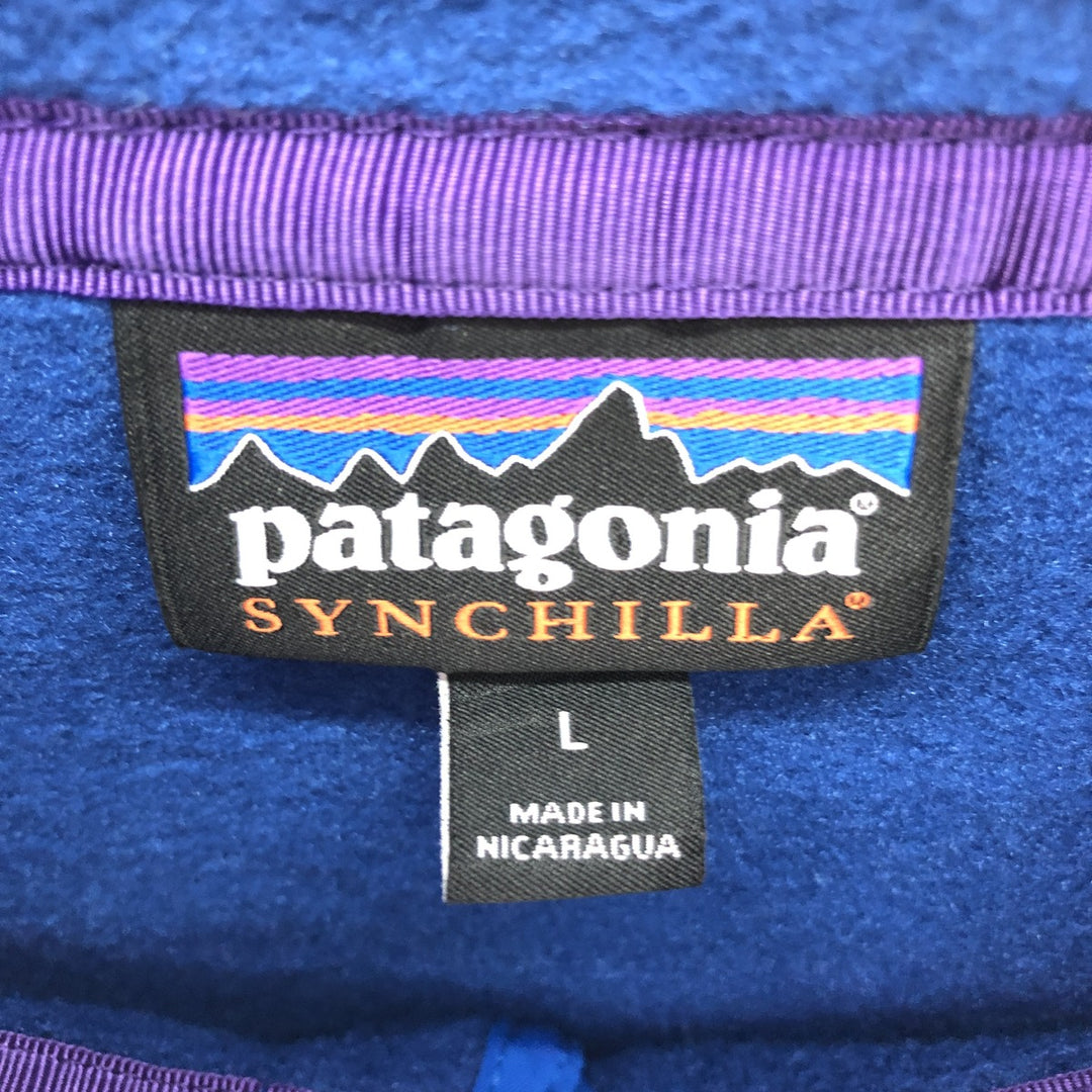 Patagonia SYNCHILLA Snap-T Fleece Pullover Men's L /eaa377228