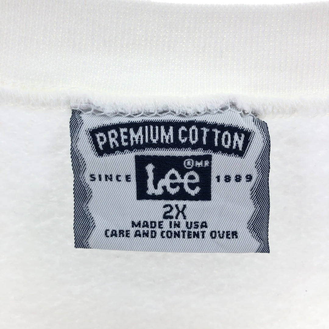 Lee Printed Sweatshirt, Made in USA, Men's XXL /eaa377368