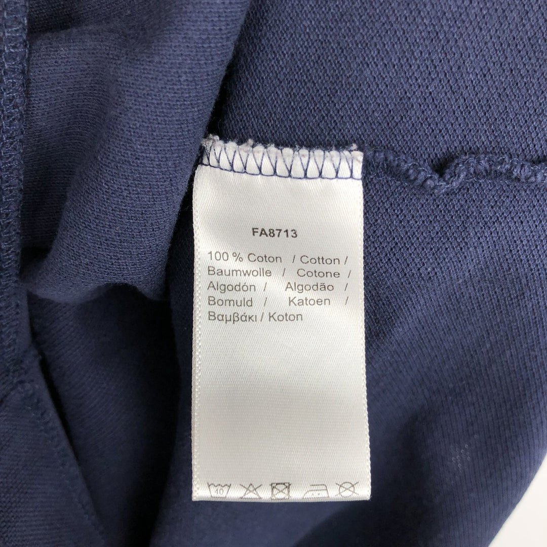 Lacoste Classic Fit short sleeve polo shirt, men's size L cotton navy blue type Vintage Second Hand
