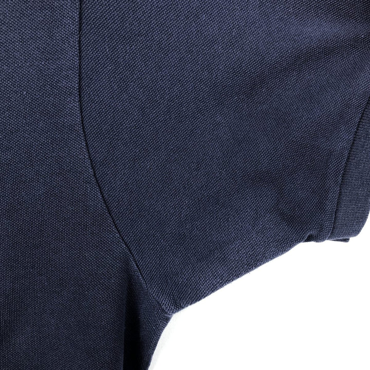 Lacoste Classic Fit short sleeve polo shirt, men's size L cotton navy blue type Vintage Second Hand
