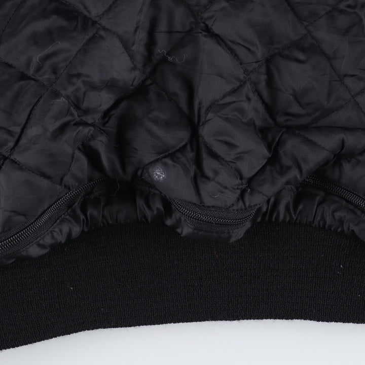 90'S GAME SPORTSWEAR Back Patch Leather Sleeve Wool Stadium Jacket Award Jacket Varsity Jacket Made in USA Men's XL /eaa377626