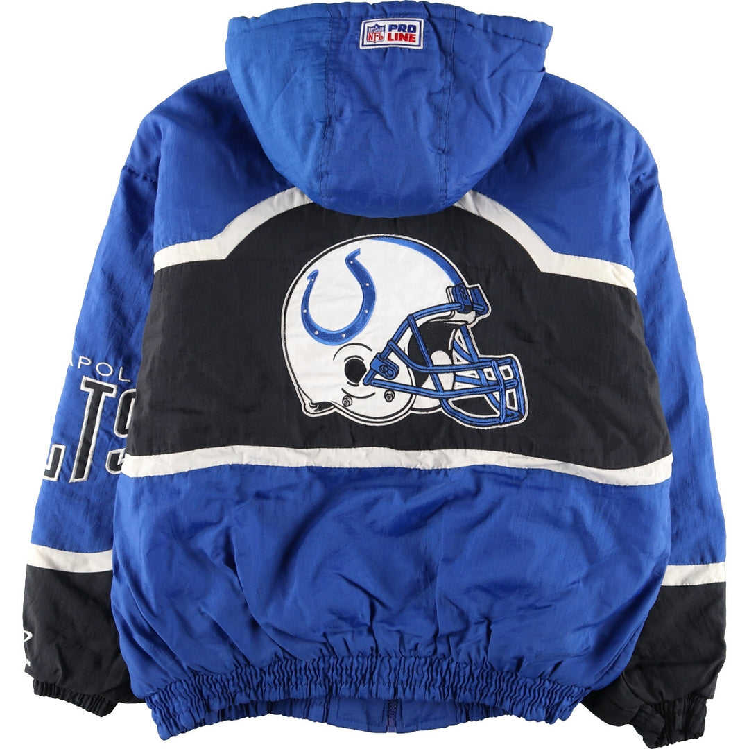 LOGO ATHLETIC NFL INDIANAPOLIS COLTS Indianapolis Colts Back Patch Padded Hoodie Men's XXL /eaa377834