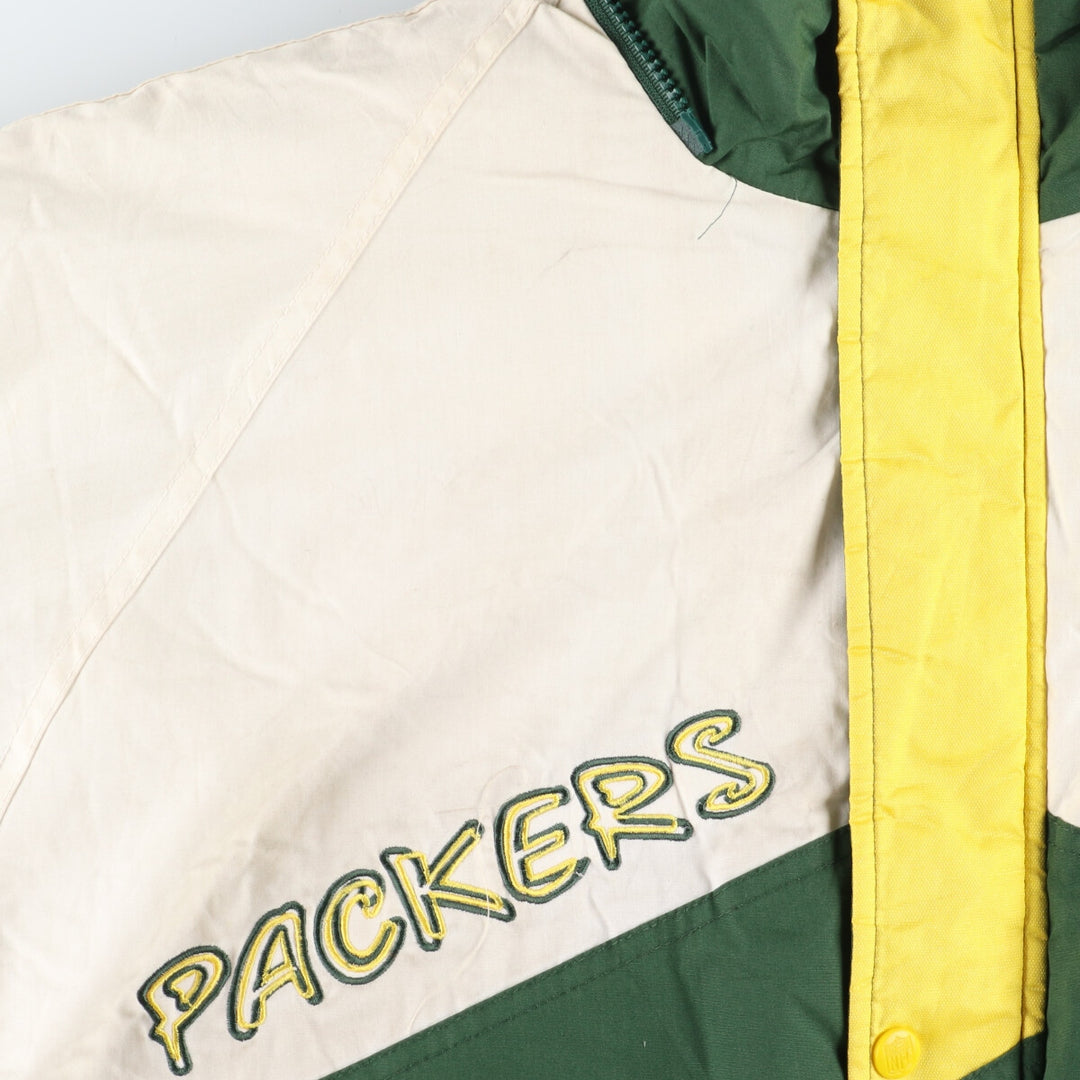 90'S PRO PLAYER NFL GREEN BAY PACKERS Padded Jacket Men's XL Vintage /eaa377838