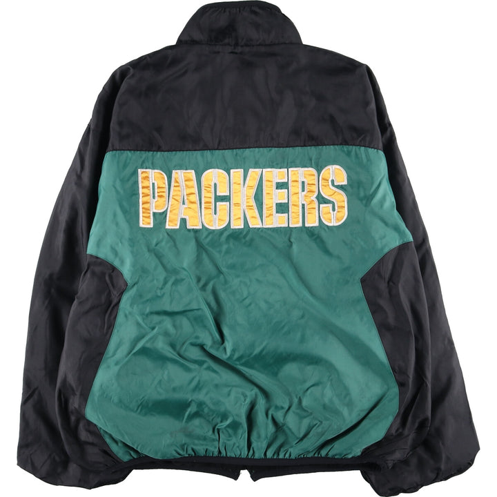NFL GREEN BAY PACKERS Reversible Nylon x Fleece Jacket Men's XL /eaa377840