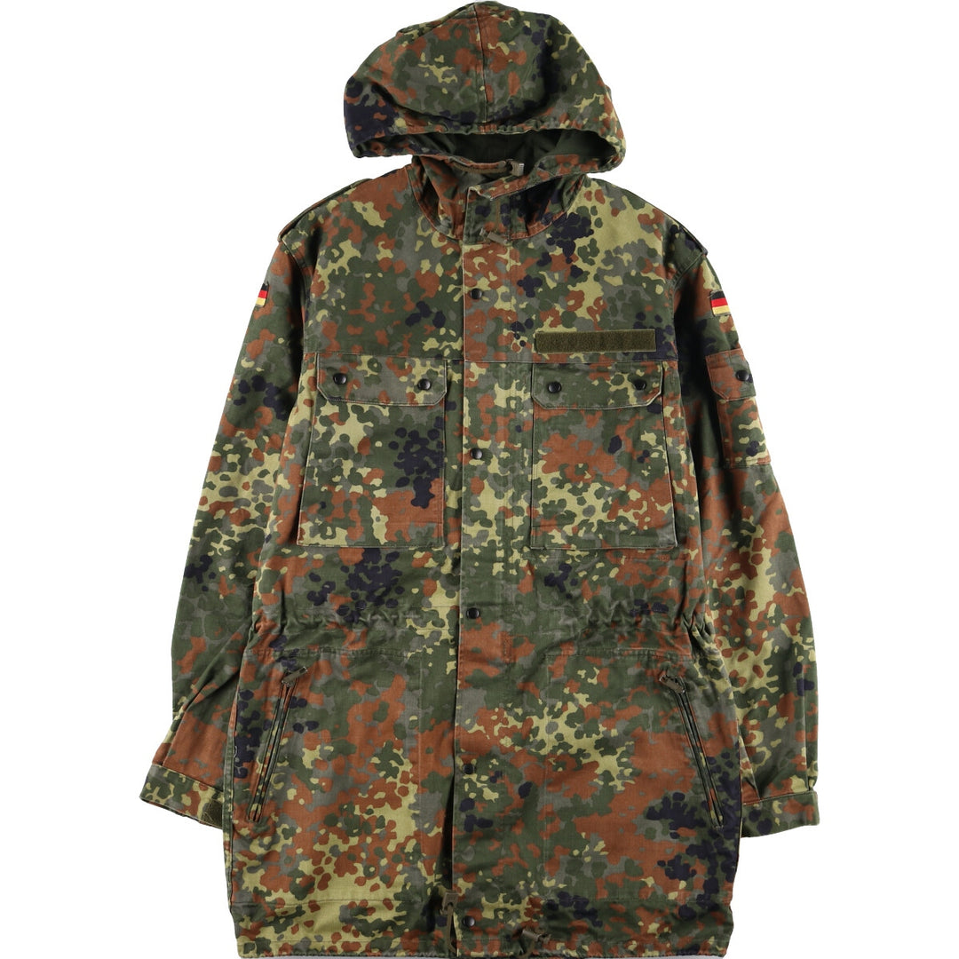 Genuine German military camouflage pattern field parka, mods coat, Gr.Nr.12, men's L /eaa377846
