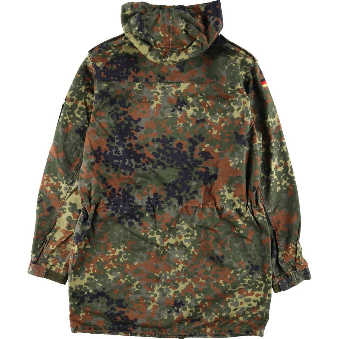 Genuine German military camouflage pattern field parka, mods coat, Gr.Nr.12, men's L /eaa377846