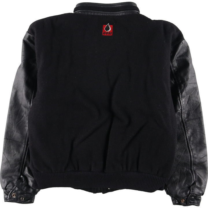 CANADA SPORTSWEAR Leather Sleeve Wool Varsity Jacket Award Jacket Varsity Jacket Made in Canada Men's M /eaa377849