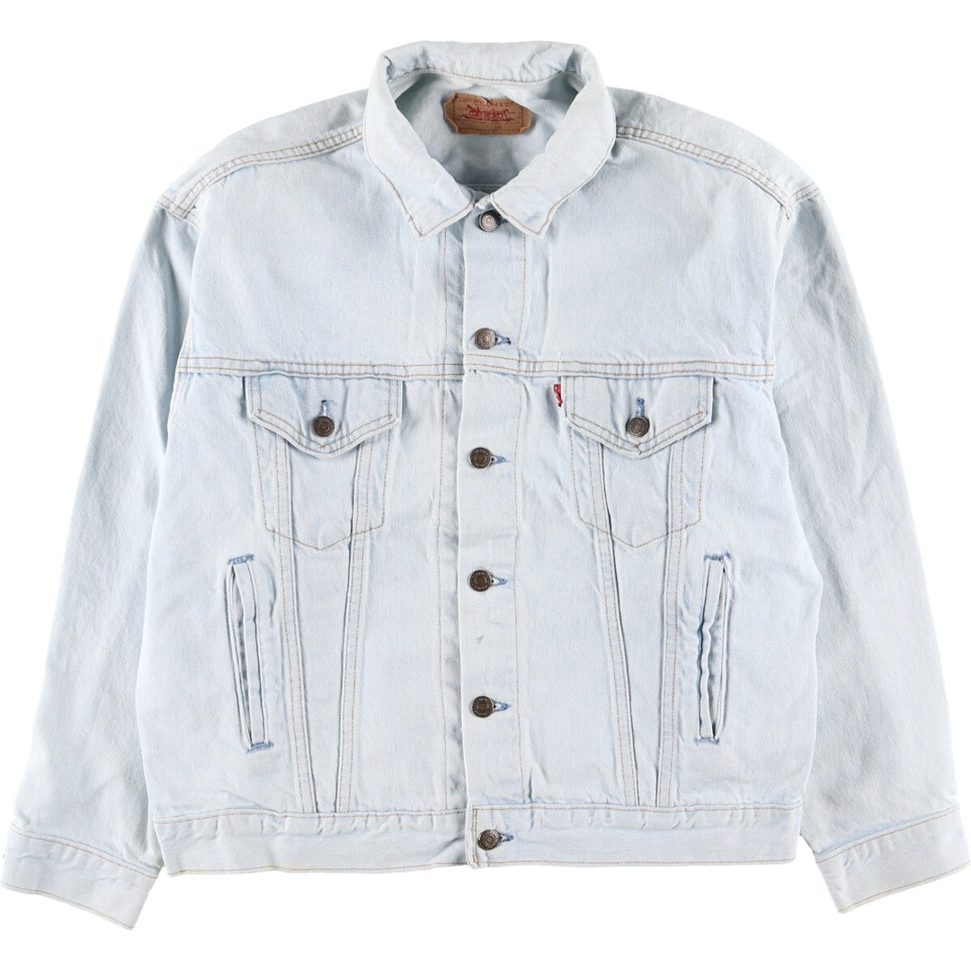 90'S Levi's 70507-0218 denim jacket, G-jacket, made in USA, men's L, vintage /eaa377972