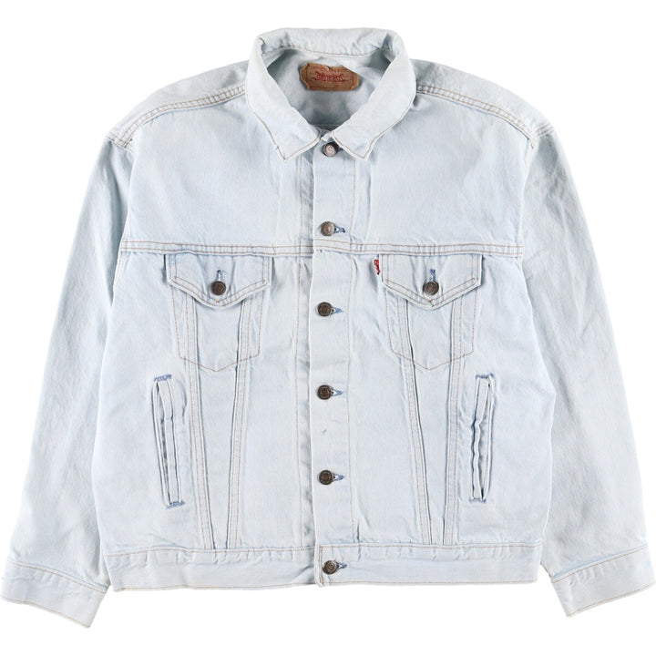 90'S Levi's 70507-0218 denim jacket, G-jacket, made in USA, men's L, vintage /eaa377972