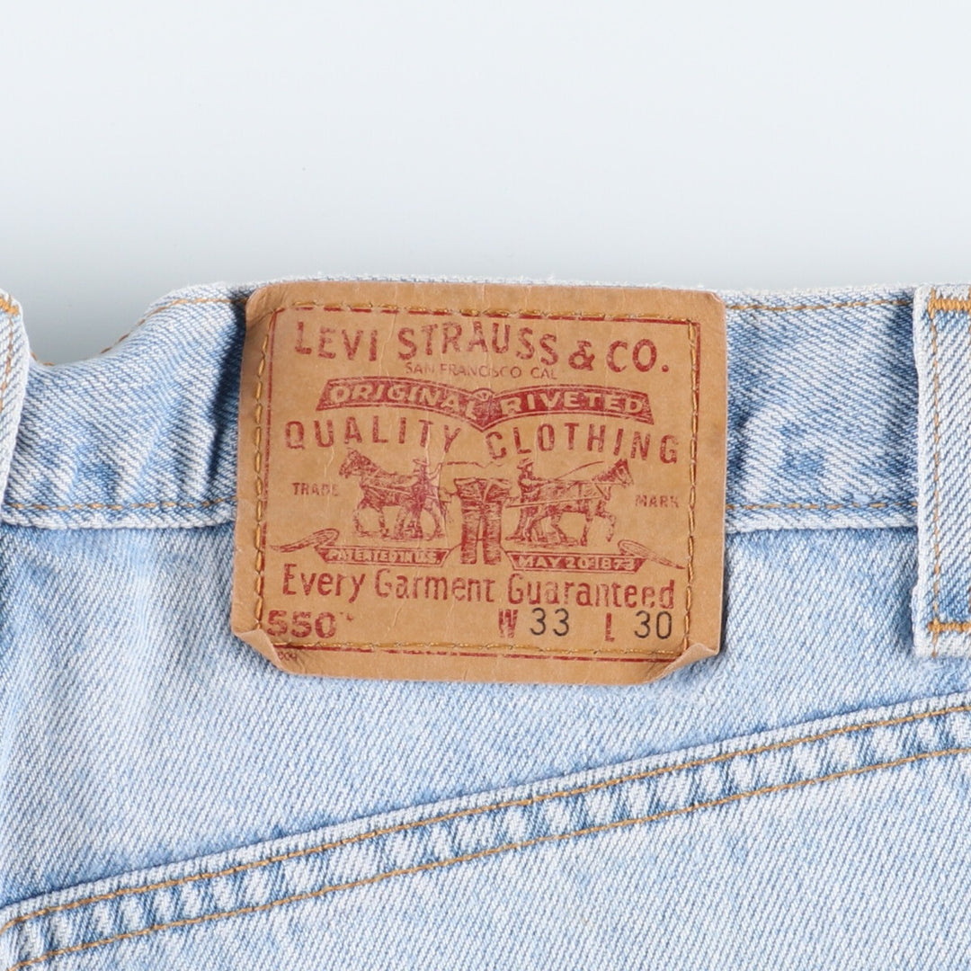 Levi's 550 Relaxed Fit Tapered Jeans Denim Pants Made in USA Men's w32 /eaa378037