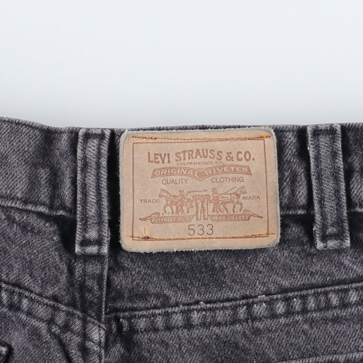 Levi's 533 Black Jeans Tapered Denim Pants Made in Canada Men's W30 / eaa378046