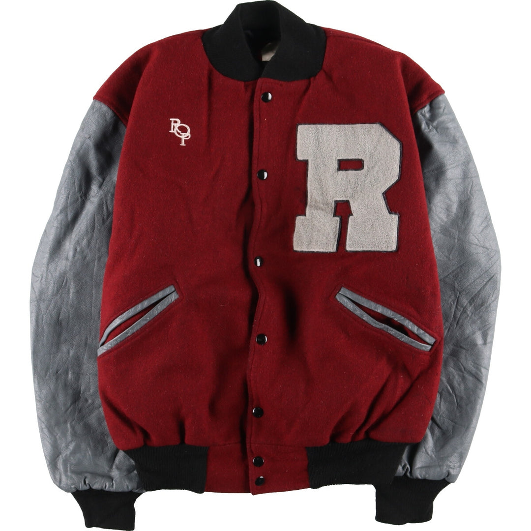 JBL Apparel Wool Leather Sleeve Stadium Jacket Award Jacket Varsity Jacket Made in USA Men's L /eaa378320