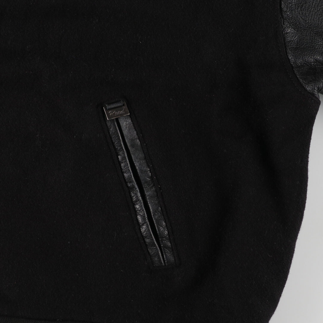 Reed SPORTSWEAR Leather Wool Sleeve Varsity Jacket Award Jacket Varsity Jacket Made in USA Men's XL /eaa378501