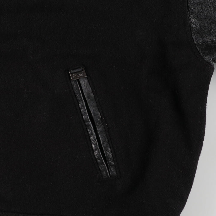 Reed SPORTSWEAR Leather Wool Sleeve Varsity Jacket Award Jacket Varsity Jacket Made in USA Men's XL /eaa378501