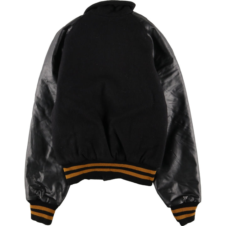 Meca Sleeve Leather Wool Stadium Jacket Award Jacket Varsity Jacket Men's M /eaa378627