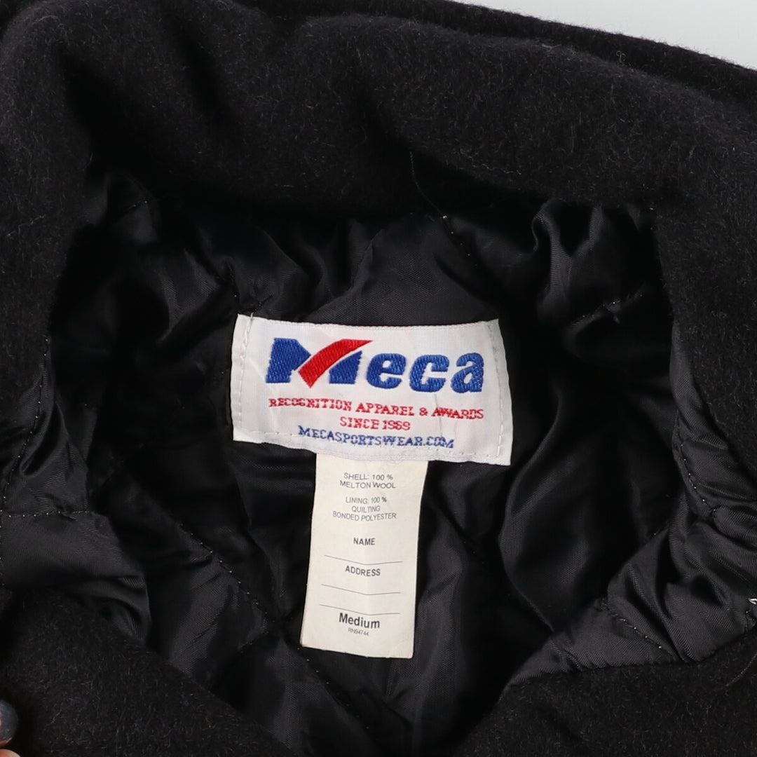 Meca Sleeve Leather Wool Stadium Jacket Award Jacket Varsity Jacket Men's M /eaa378627