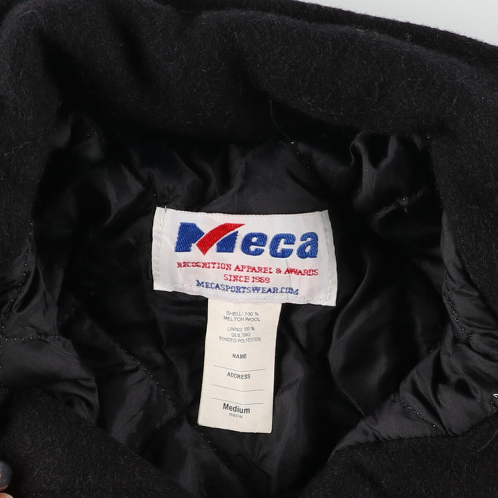Meca Sleeve Leather Wool Stadium Jacket Award Jacket Varsity Jacket Men's M /eaa378627