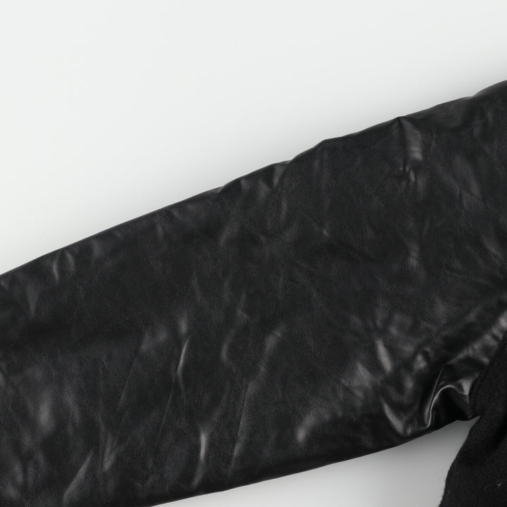 Meca Sleeve Leather Wool Stadium Jacket Award Jacket Varsity Jacket Men's M /eaa378627