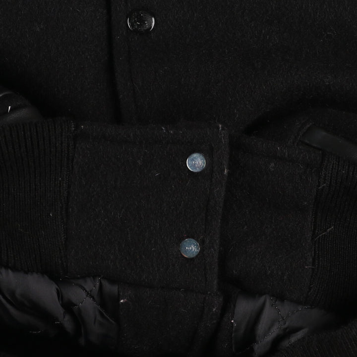 Meca Sleeve Leather Wool Stadium Jacket Award Jacket Varsity Jacket Men's M /eaa378627