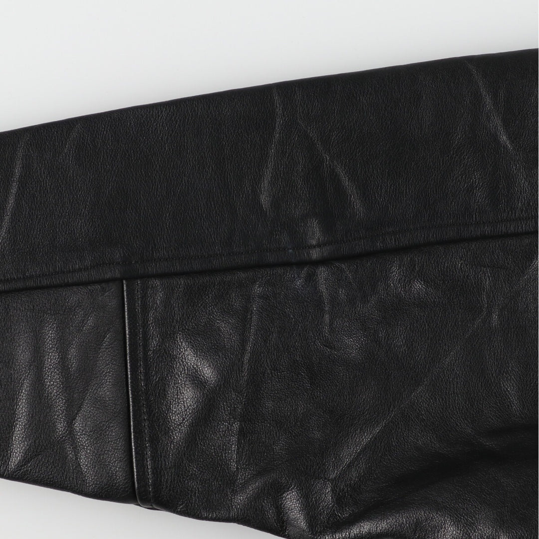 80'S jjm sportswear leather sleeve wool varsity jacket award jacket varsity jacket made in canada men's size L vintage /eaa378629