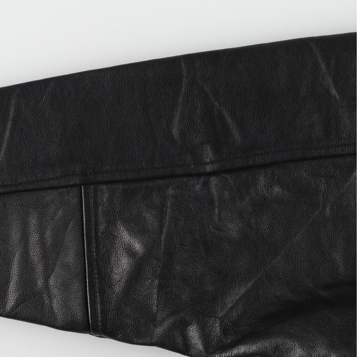 80'S jjm sportswear leather sleeve wool varsity jacket award jacket varsity jacket made in canada men's size L vintage /eaa378629