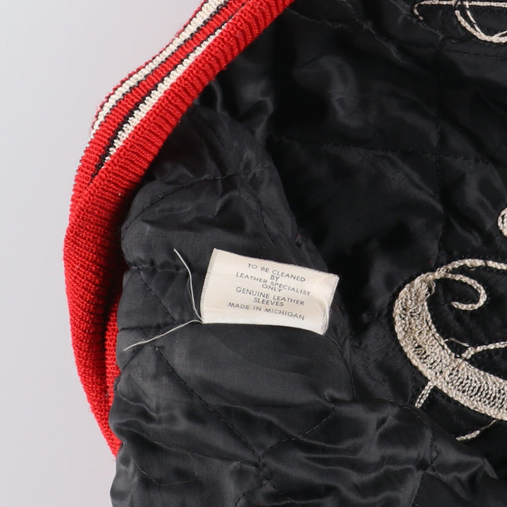 B&R SPORTS Leather Sleeve Wool Varsity Jacket Award Jacket Varsity Jacket Made in USA Men's L /eaa378635