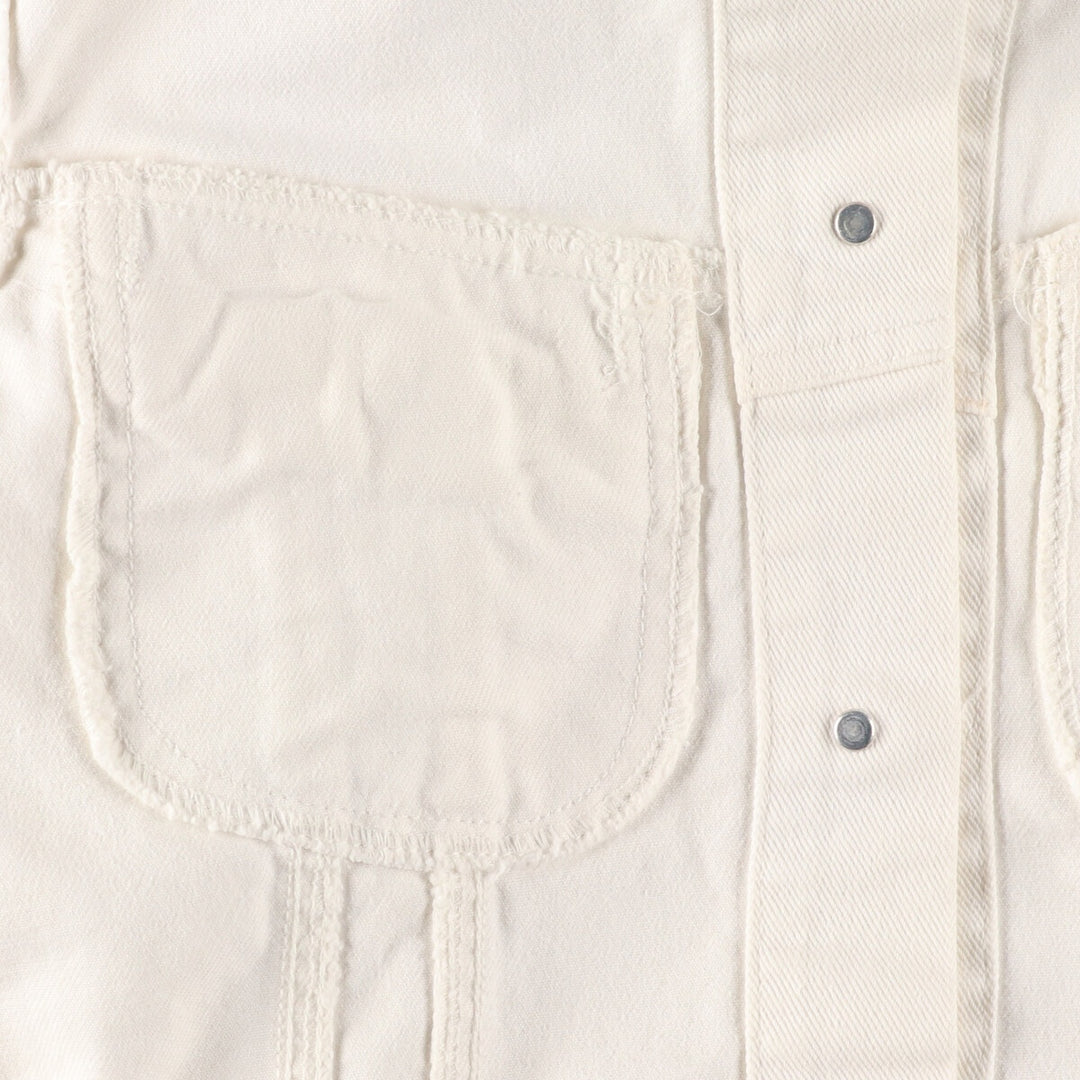 90'S Ralph Lauren POLO JEANS COMPANY White Denim Jacket Jean Jacket Women's M Vintage / eaa378736