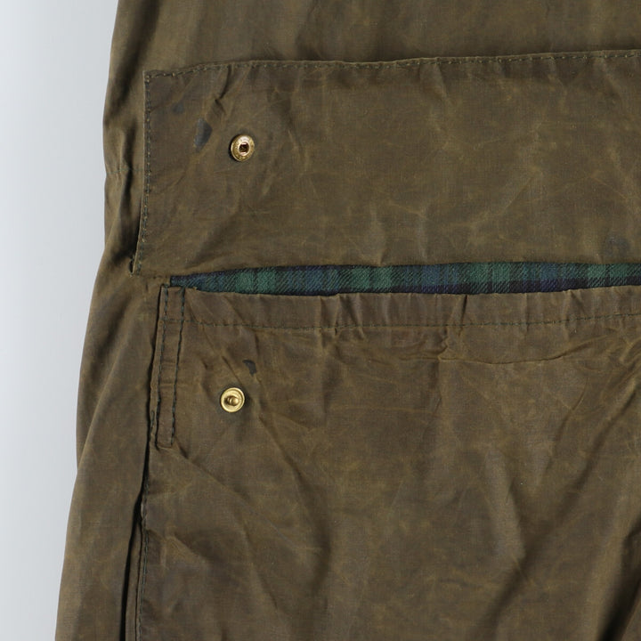 90'S Barbour DURHAM 3 Warrant Waxed Cotton Oiled Jacket C44 Men's L Vintage /eaa378754