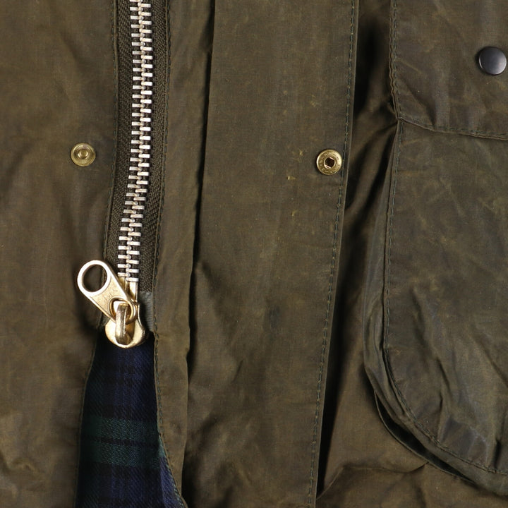 90'S Barbour DURHAM 3 Warrant Waxed Cotton Oiled Jacket C44 Men's L Vintage /eaa378754
