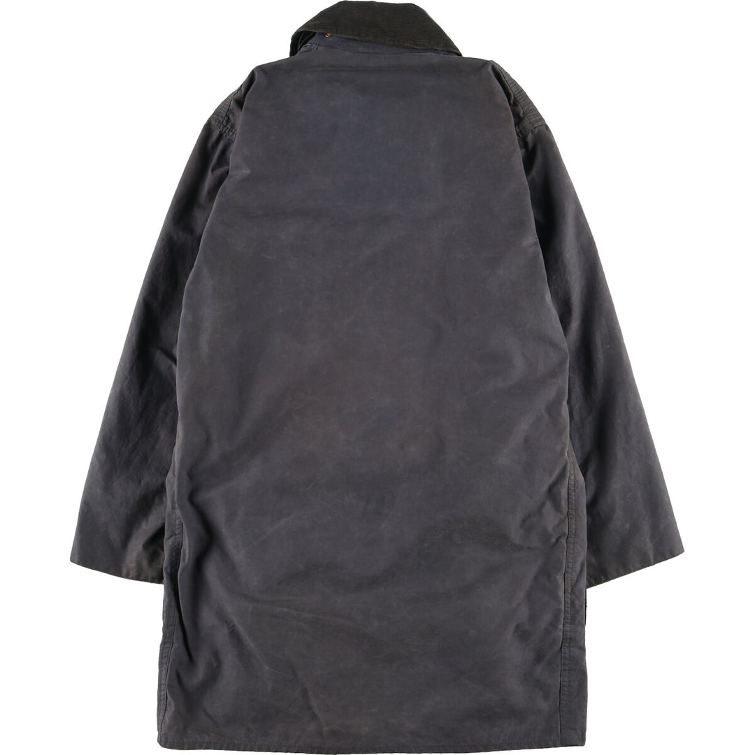 80'S Barbour BORDER Old 3 Warrant Waxed Cotton Oiled Jacket C36 Men's S Vintage /eaa378767